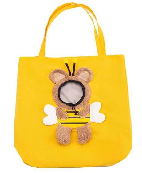 Cute Pet Travel Carrier Tote Bag for Cats & Small Dogs