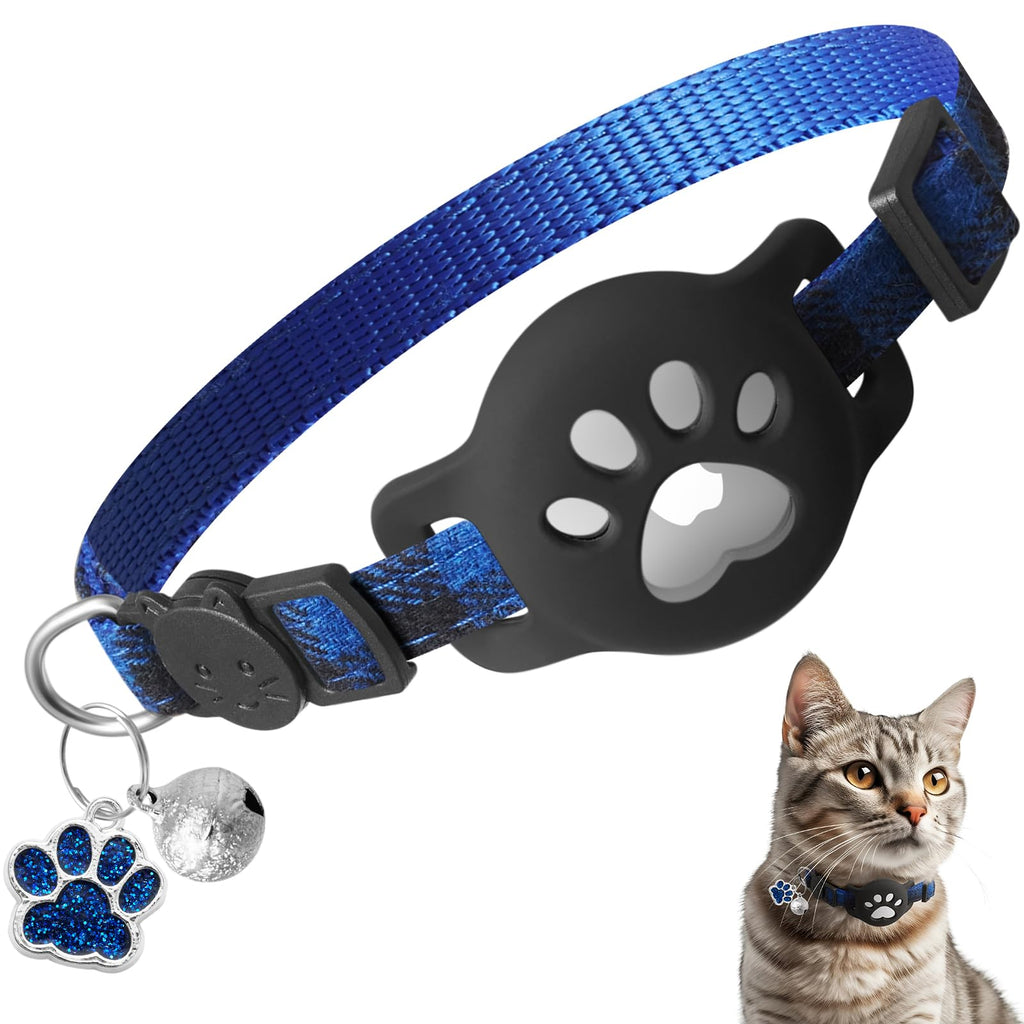 PawPrint AirTag Breakaway Cat Collar