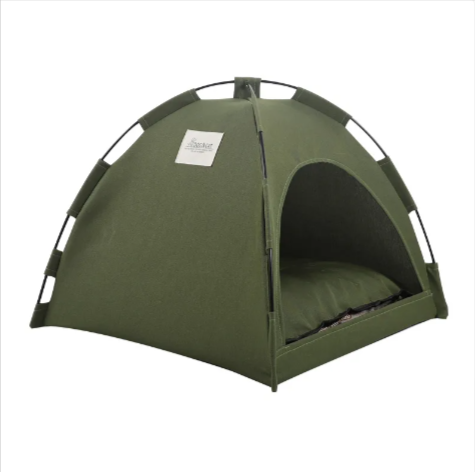 Cozy Pet Tent Bed with Cooling Mat | Indoor & Outdoor Dog & Cat Shelter