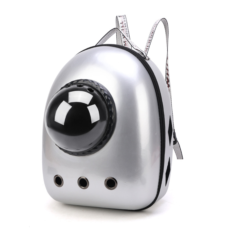 Space Capsule Pet Backpack Carrier - Breathable Travel Backpack for Cats & Small Dogs