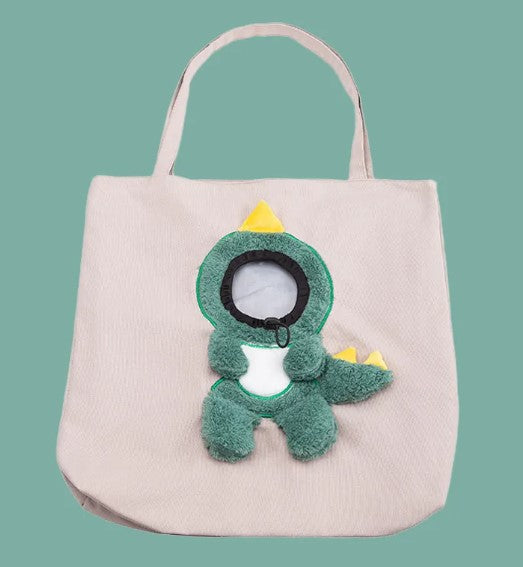 Cute Pet Travel Carrier Tote Bag for Cats & Small Dogs