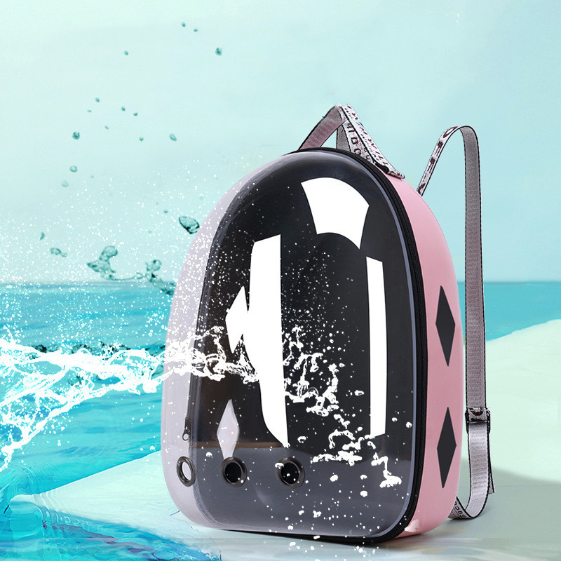 Space Capsule Pet Backpack Carrier - Breathable Travel Backpack for Cats & Small Dogs