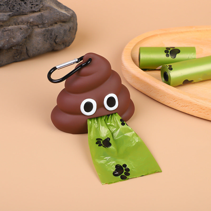 Poop Emoji Dog Waste Bag Dispenser