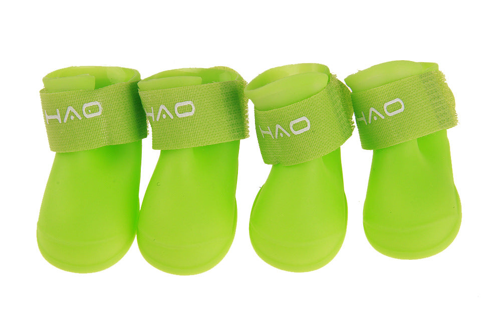 Waterproof Dog Rain Boots - Non-Slip Paw Protectors (4-Pack)