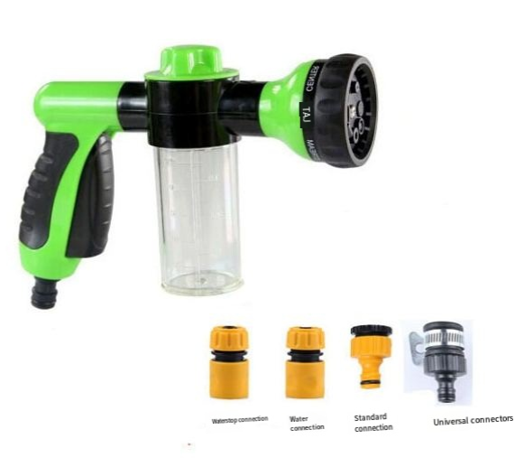 2-In-1 High Pressure Pet Shower Sprayer & Grooming Brush