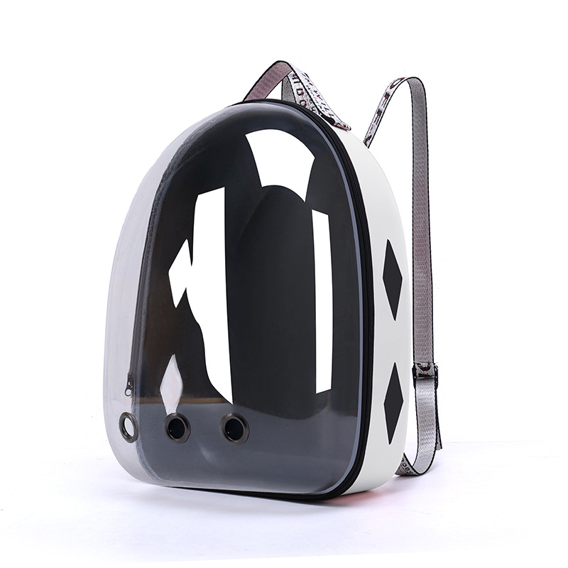 Space Capsule Pet Backpack Carrier - Breathable Travel Backpack for Cats & Small Dogs