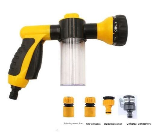 2-In-1 High Pressure Pet Shower Sprayer & Grooming Brush
